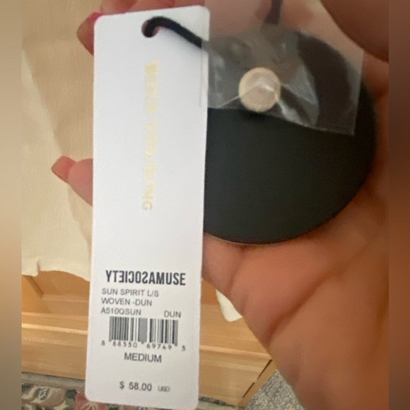 Graceful Split Neck Blouse NWT - Picture 2 of 11